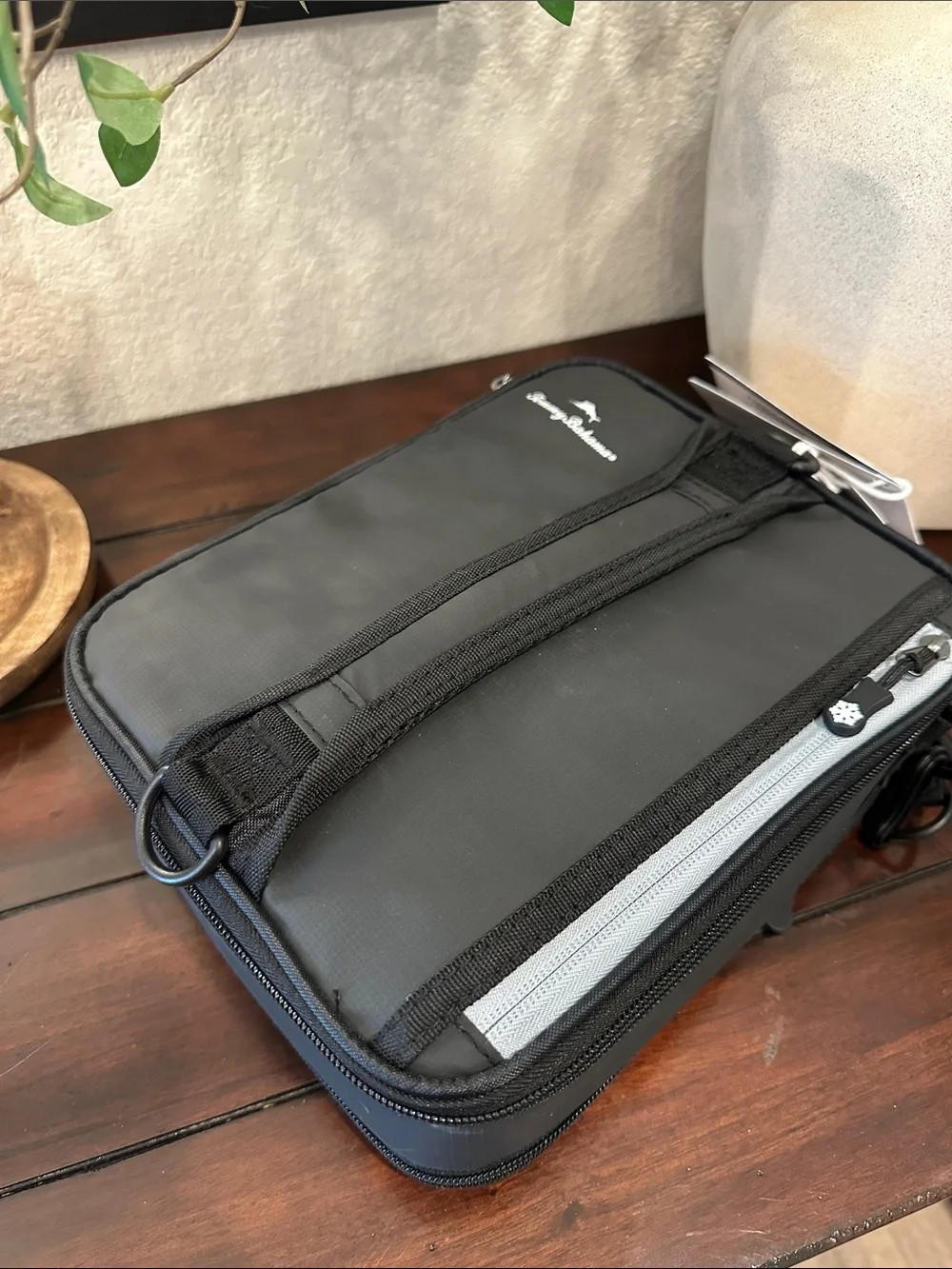 Tommy Bahama Black and Gray Insulated Lunch Cooler
